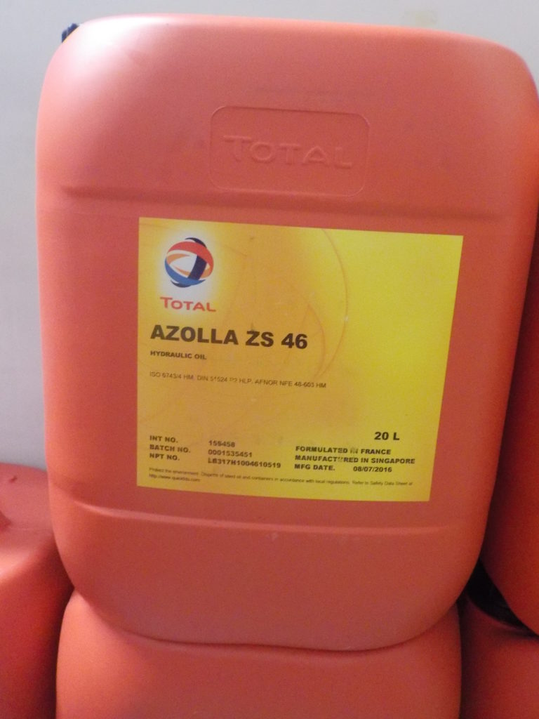 AZOLLA ZS 20 Litre (22, 32, 46, 68) Grade Hydraulic Oils CRV Equipment Ltd